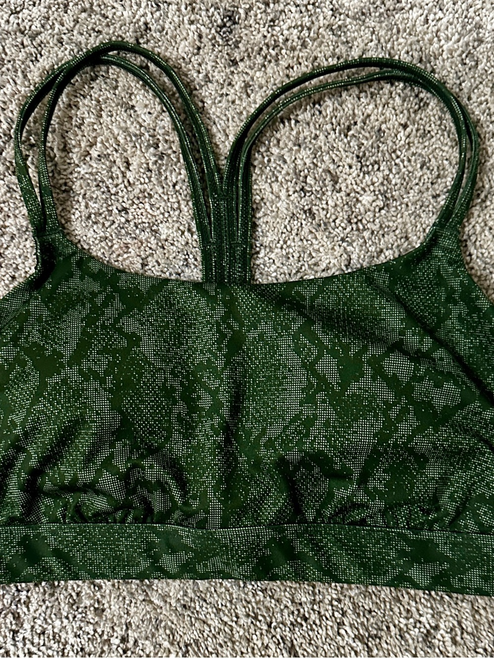 all in motion Dark Green Textured Reptile Hide